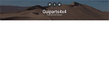 Tablet Screenshot of guiparts4x4.cl